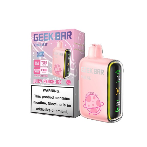 GeekBar Juicy Peach Ice - Pulse 15000 GeekBar Juicy Peach Ice - Pulse 15000