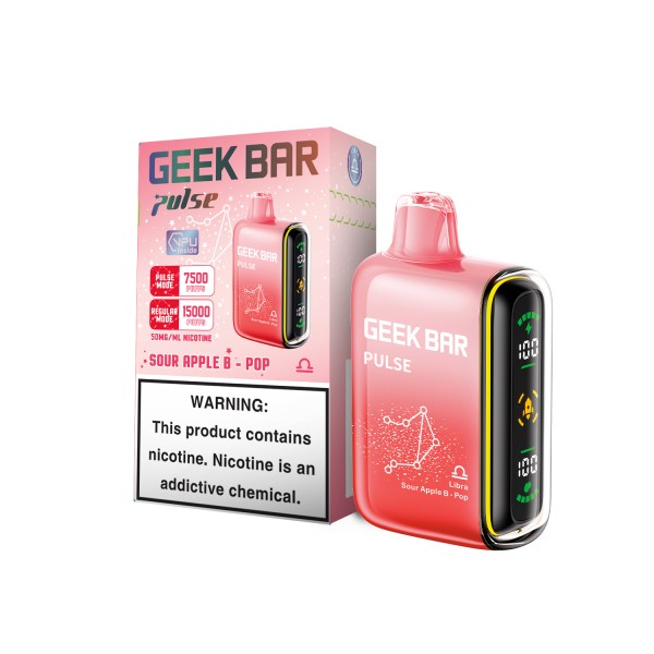 GeekBar Sour Apple B-PoP - Pulse 15000 GeekBar Sour Apple B-PoP - Pulse 15000