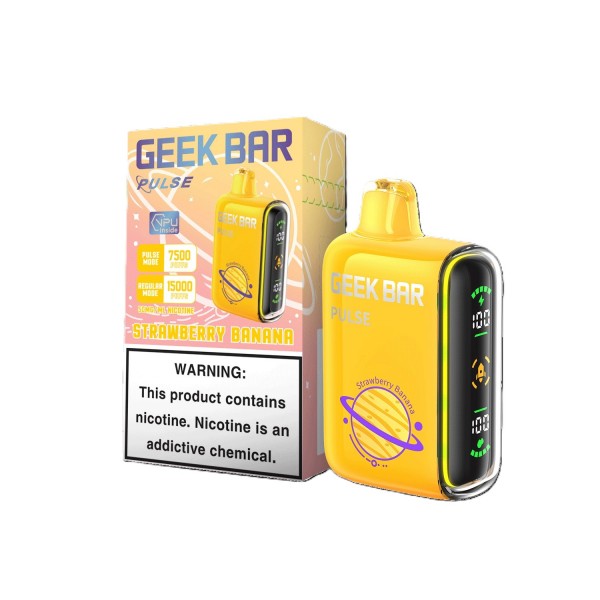 GeekBar Strawberry Banana - Pulse 15000 GeekBar Strawberry Banana - Pulse 15000