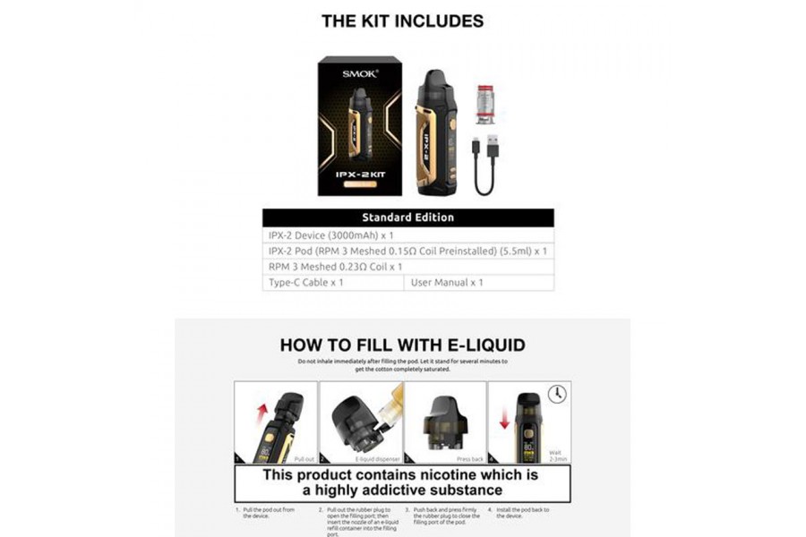 Smok IPX 2 Pod Mod Kit Smok IPX 2 Pod Mod Kit