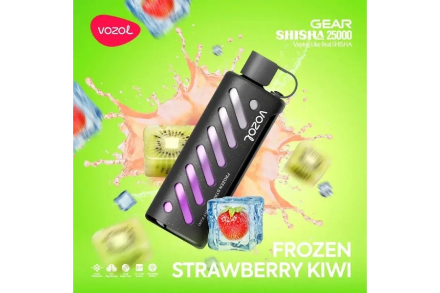 VOZOL Frozen Strawberry Kiwi GEAR 25000 VOZOL Frozen Strawberry Kiwi GEAR 25000