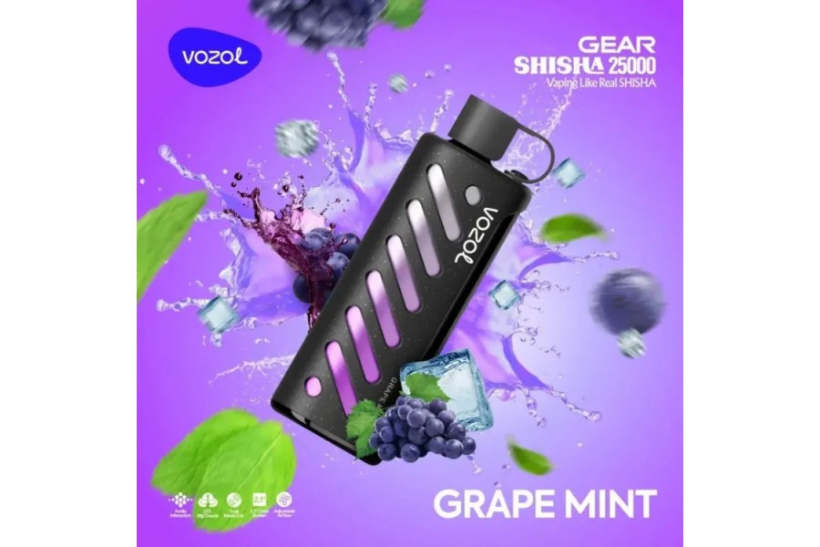 VOZOL Grape Mint GEAR 25000 VOZOL Grape Mint GEAR 25000
