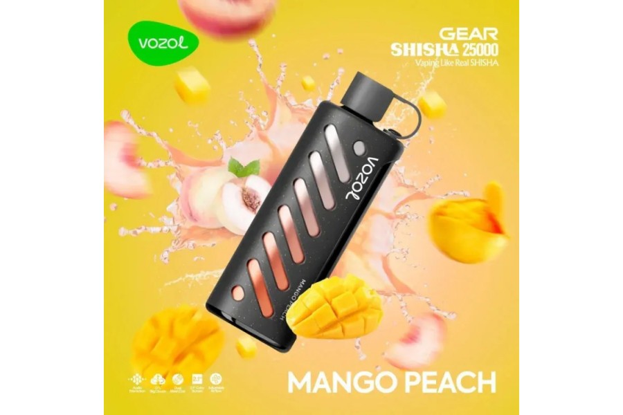 VOZOL Mango Peach GEAR 25000 VOZOL Mango Peach GEAR 25000