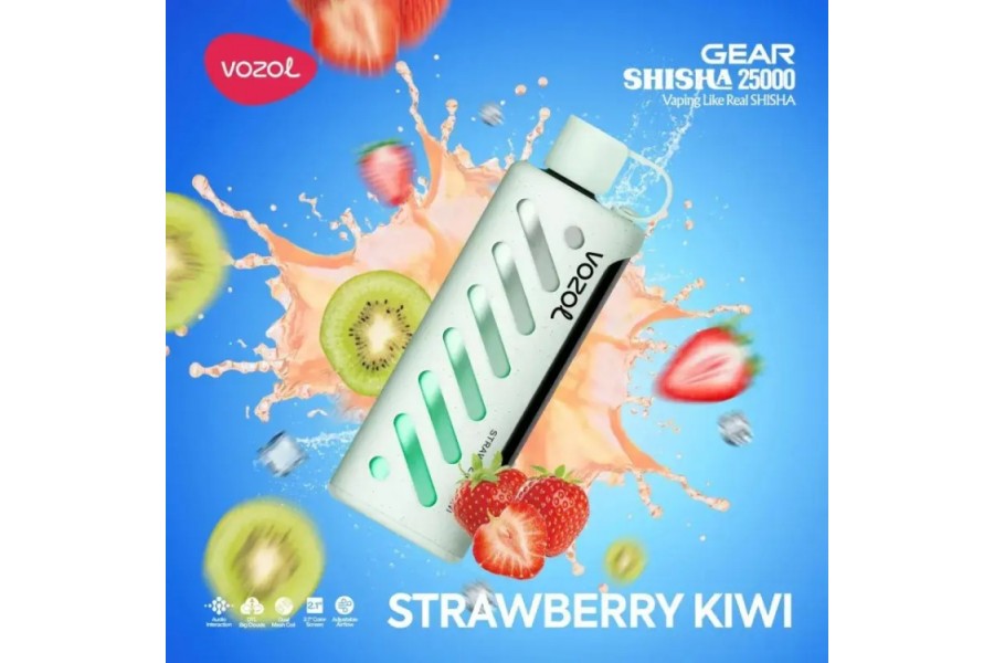VOZOL Strawberry Kiwi GEAR 25000 VOZOL Strawberry Kiwi GEAR 25000