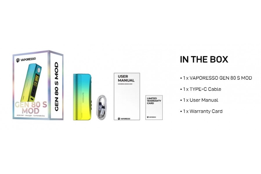 Vaporesso Gen 80 S MOD 80W Vaporesso Gen 80 S MOD 80W
