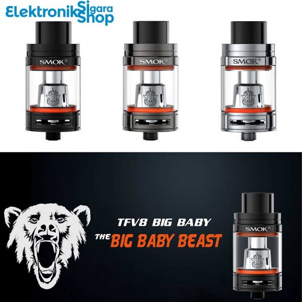 Smok TFV8 Big Baby Atomizer 24.5mm Smok TFV8 Big Baby Atomizer 24.5mm