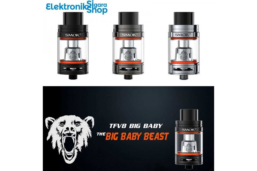 Smok TFV8 Big Baby Atomizer 24.5mm Smok TFV8 Big Baby Atomizer 24.5mm