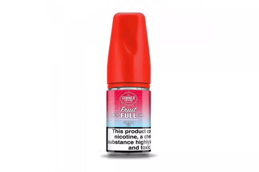 Dinner Lady - Cherry ICE Salt Likit (30ML) Kiraz Mentol